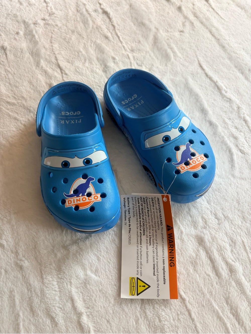 Lightning McQueen Crocs Kids size 13C NWT